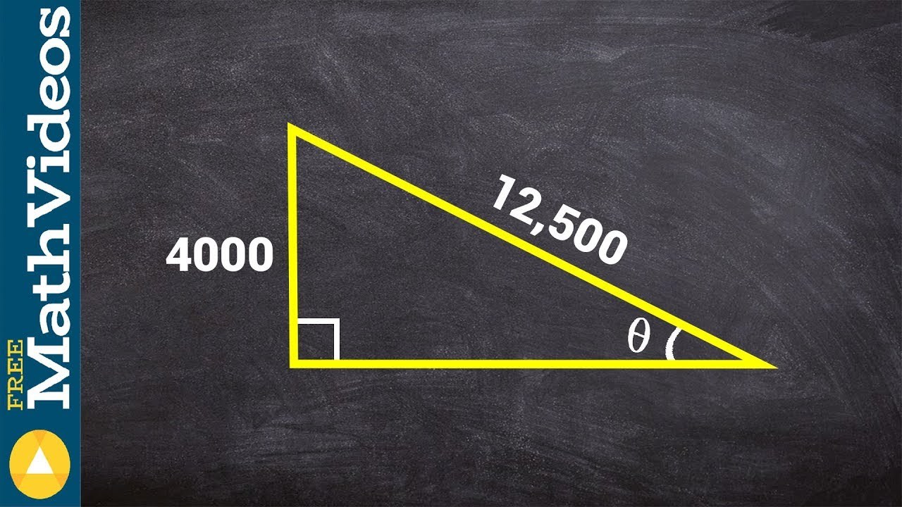 Using inverse trig properties to solve word problems - Math help